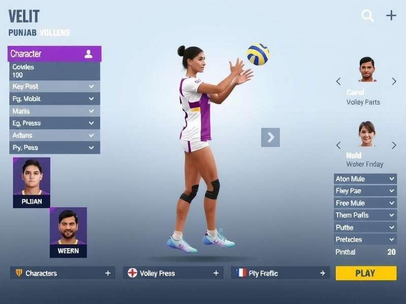 Punjab Volley Queens Gameplay Screenshot