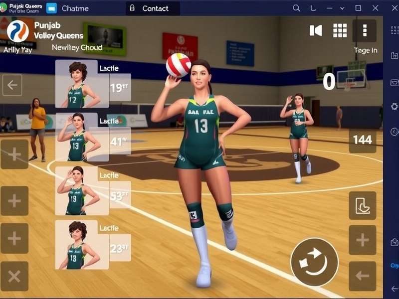 Punjab Volley Queens Character Customization